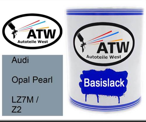 Audi, Opal Pearl, LZ7M / Z2: 1L Lackdose, von ATW Autoteile West.